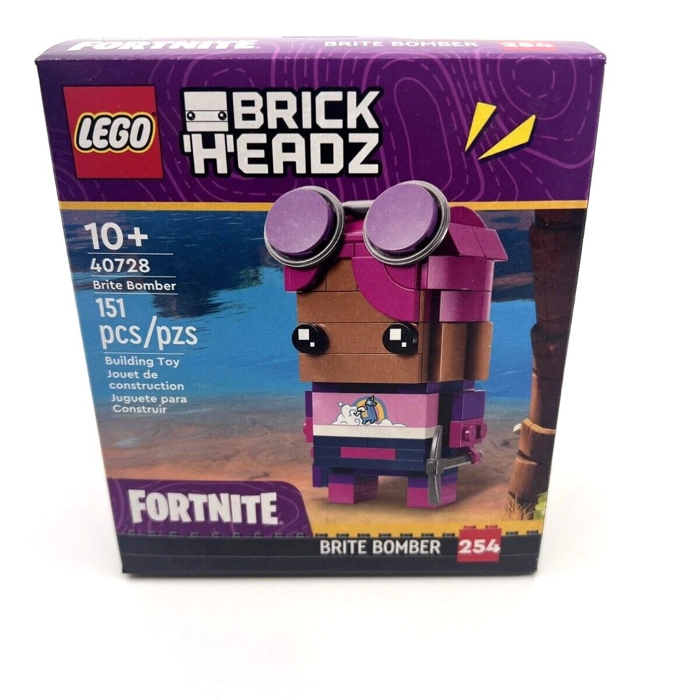 LEGO 40728 Brickheadz Fortnite Brite Bomber BRAND NEW FACTORY SEALED GWP